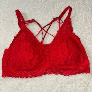 Aerie Strappy Lace Bralette XXL